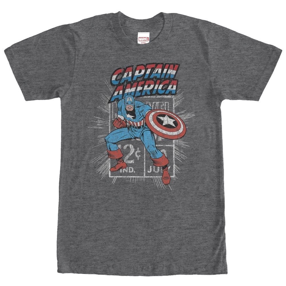 Captain America Comic Book Cent Tshirt
